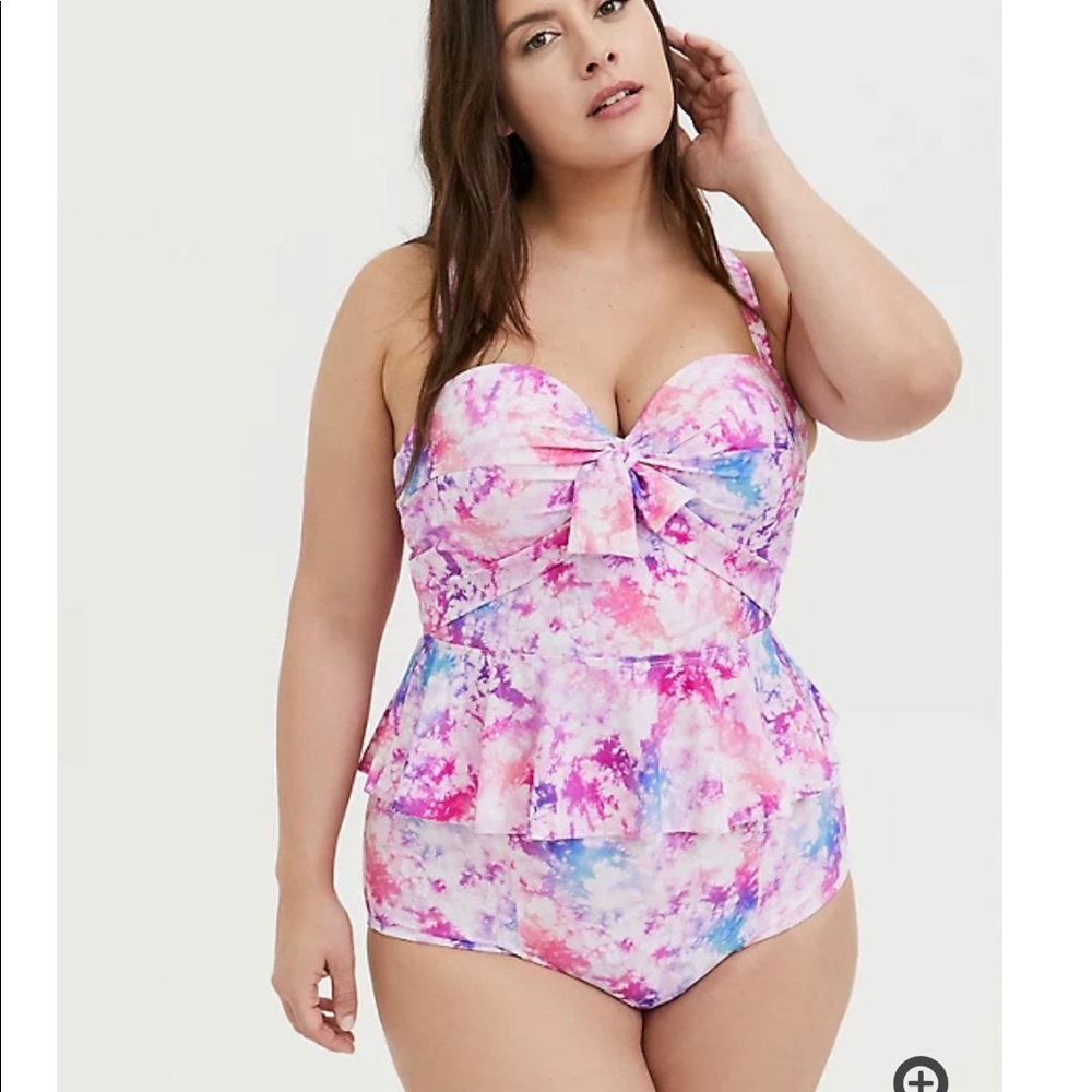 Torrid Two Piece Tankini Swim - Picture 2 of 3